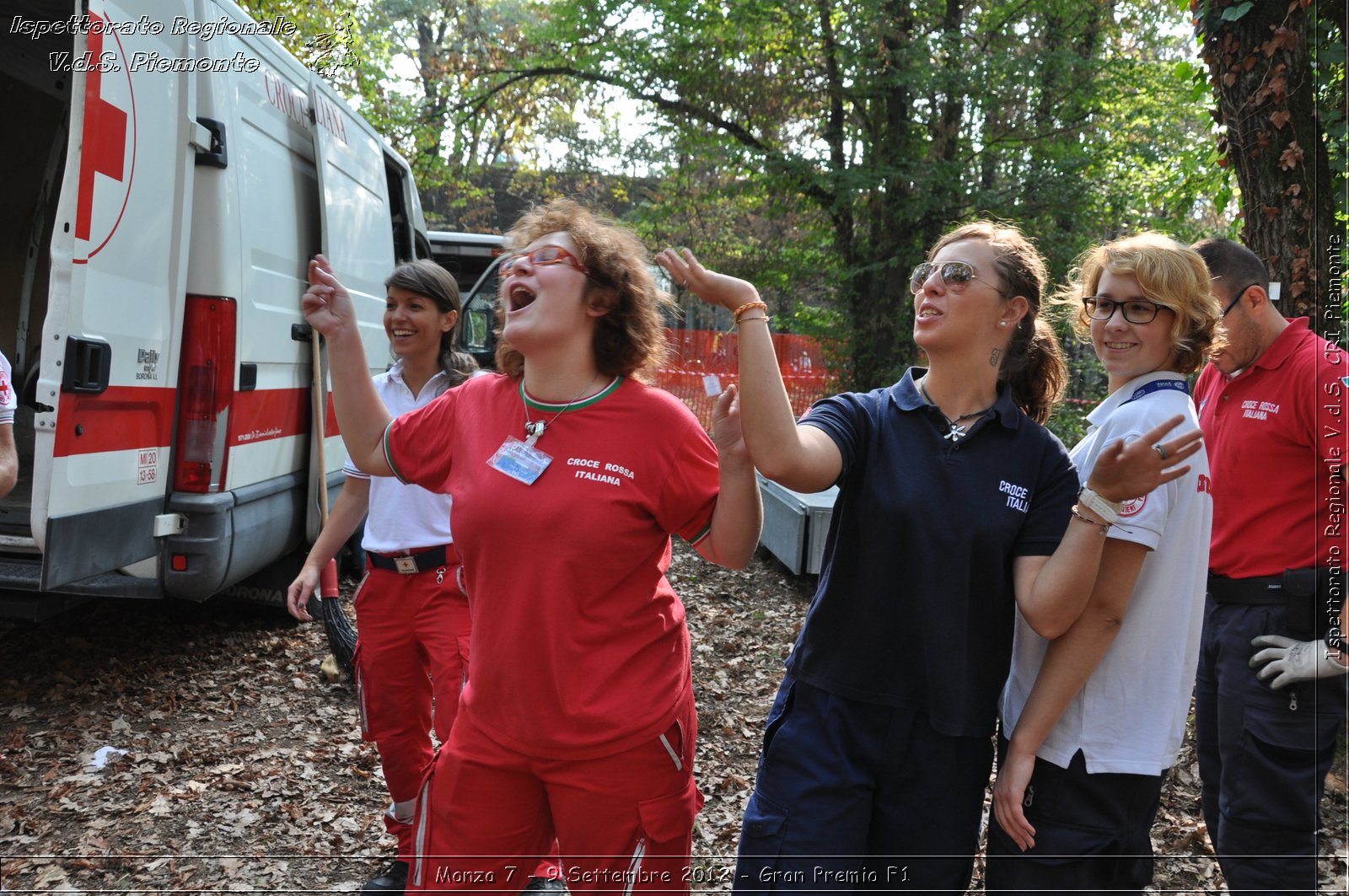 Monza 7 - 9 Settembre 2012 - Gran Premio F1 - Croce Rossa Italiana - Ispettorato Regionale Volontari del Soccorso del Piemonte