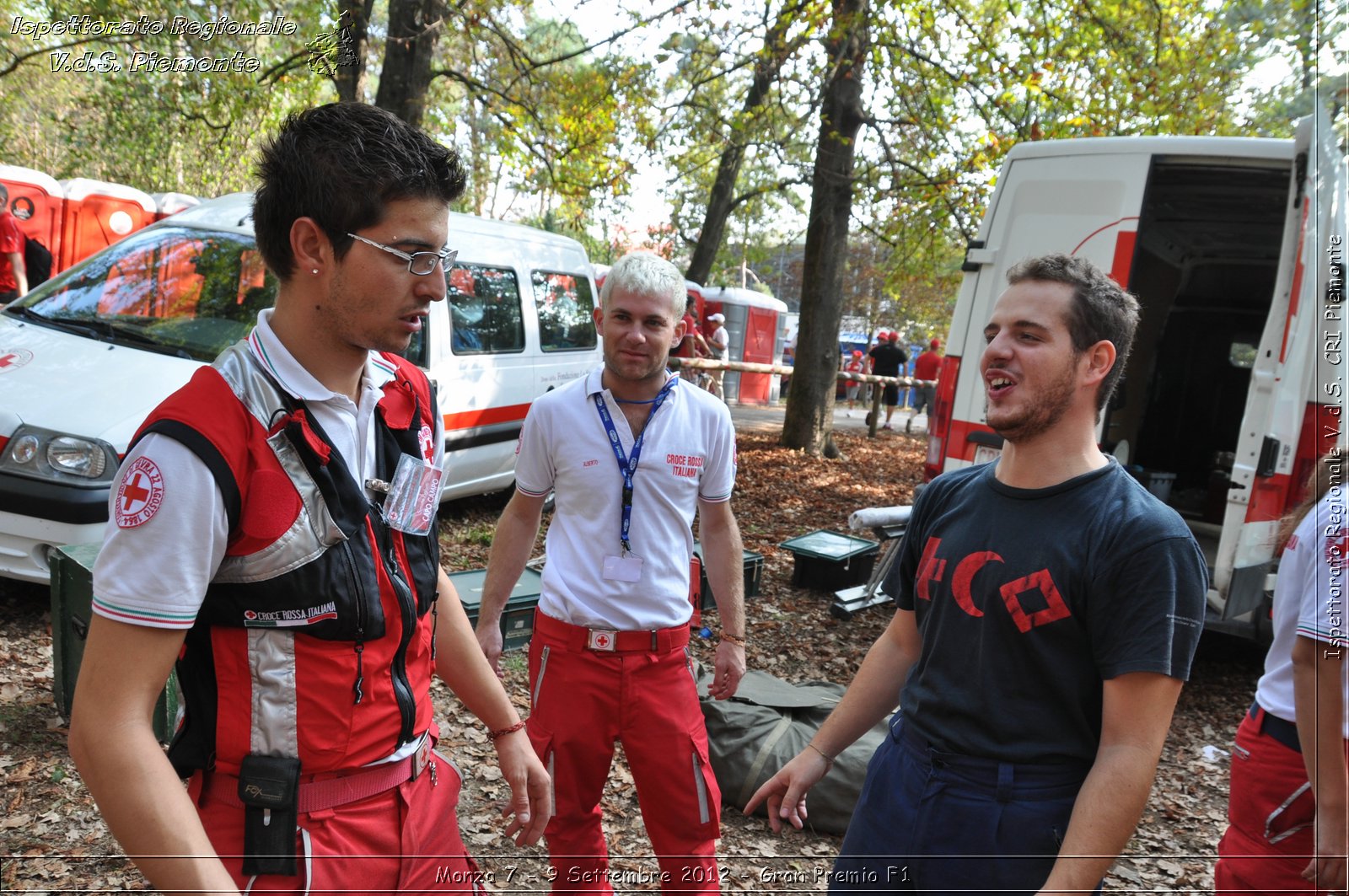 Monza 7 - 9 Settembre 2012 - Gran Premio F1 - Croce Rossa Italiana - Ispettorato Regionale Volontari del Soccorso del Piemonte