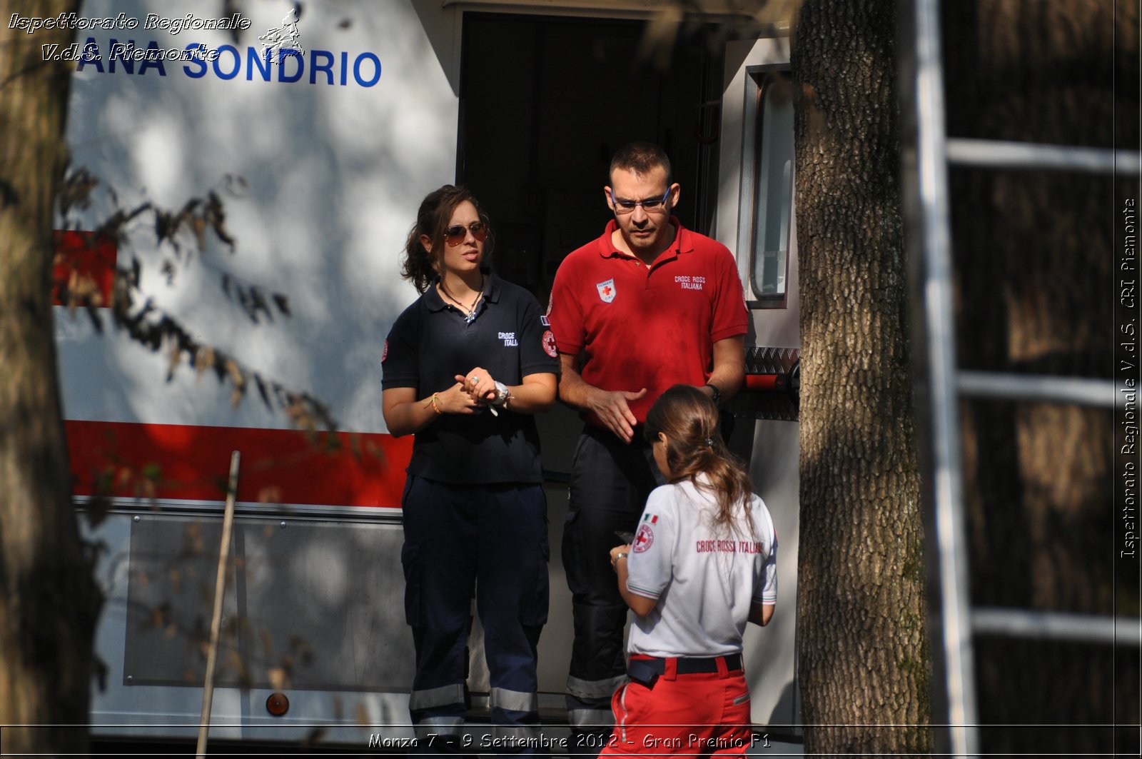 Monza 7 - 9 Settembre 2012 - Gran Premio F1 - Croce Rossa Italiana - Ispettorato Regionale Volontari del Soccorso del Piemonte