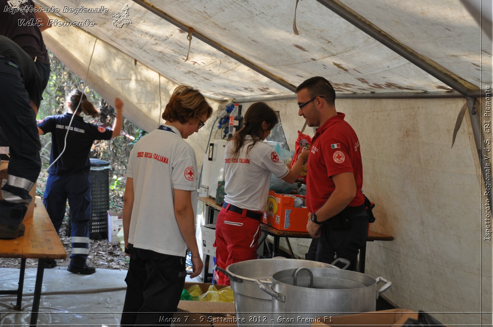 Monza 7 - 9 Settembre 2012 - Gran Premio F1 - Croce Rossa Italiana - Ispettorato Regionale Volontari del Soccorso del Piemonte