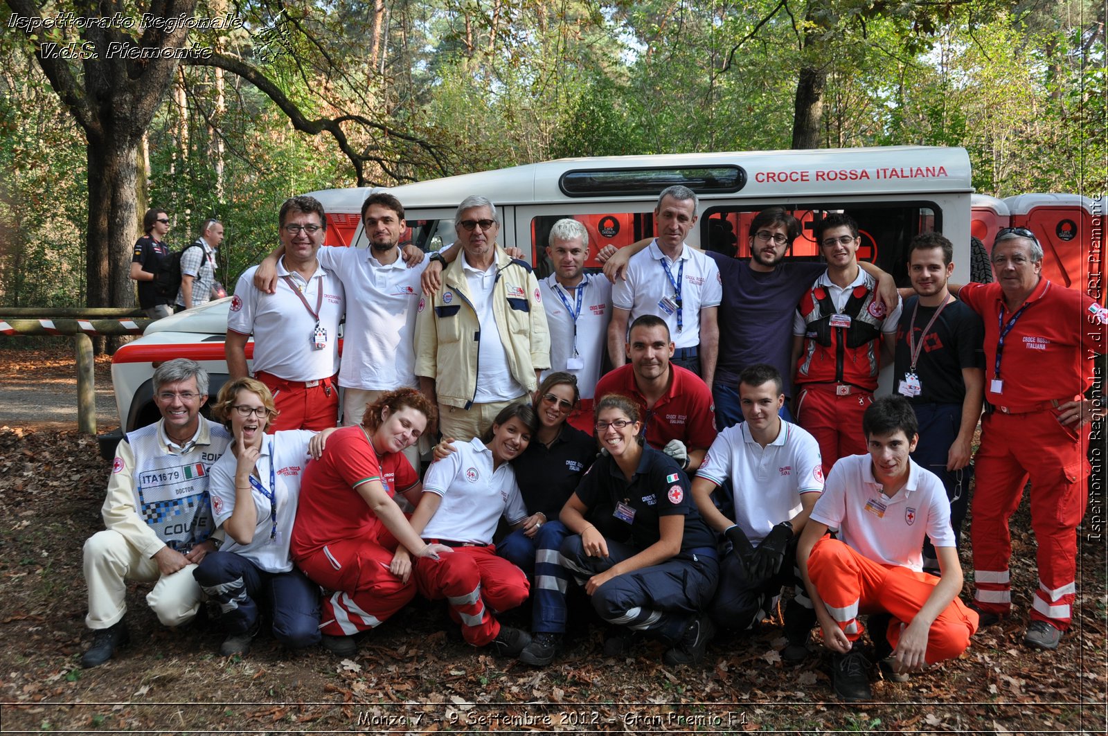 Monza 7 - 9 Settembre 2012 - Gran Premio F1 - Croce Rossa Italiana - Ispettorato Regionale Volontari del Soccorso del Piemonte