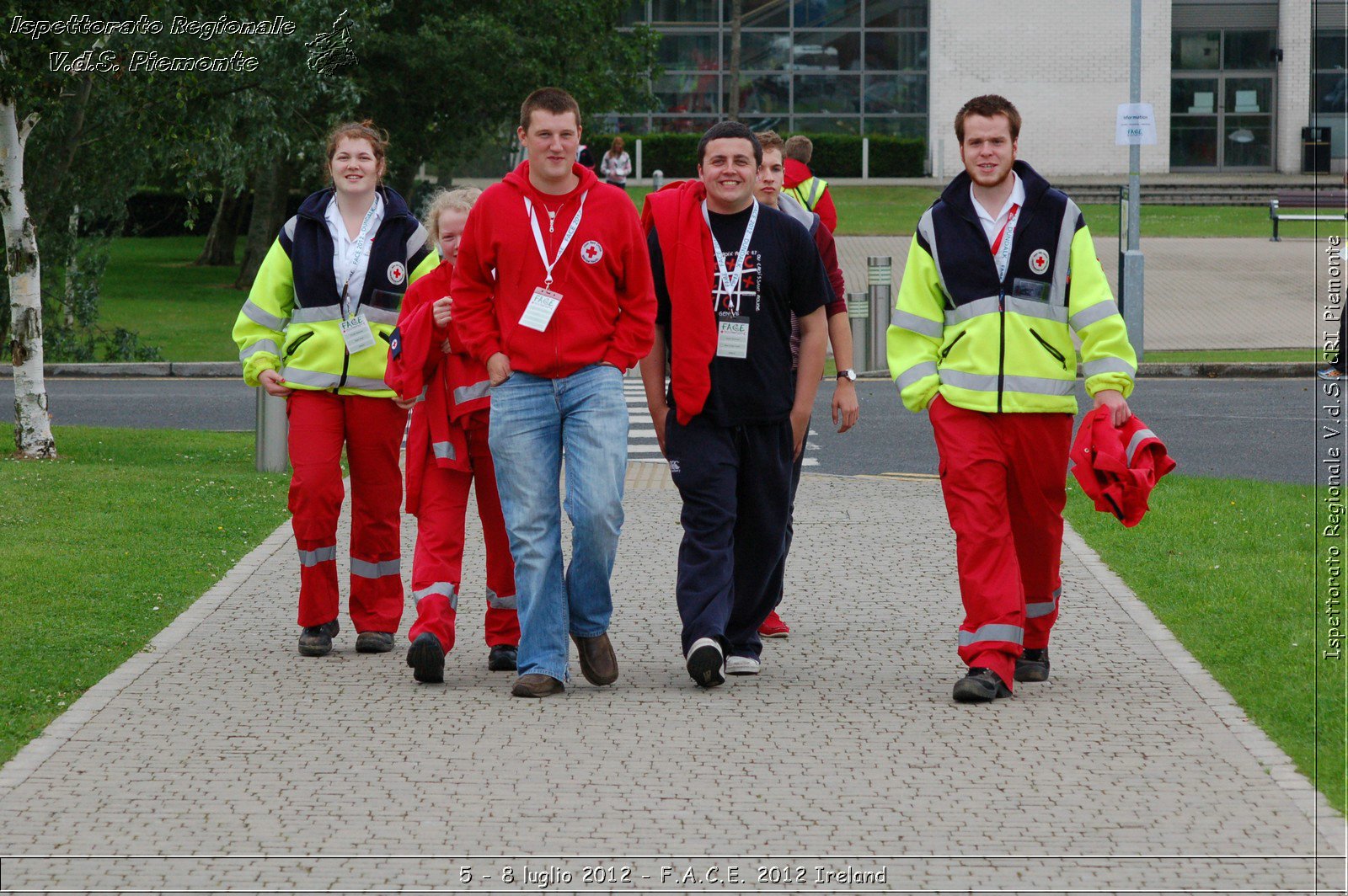 5 - 8 luglio - F.A.C.E. 2012 Ireland - Croce Rossa Italiana - Ispettorato Regionale Volontari del Soccorso del Piemonte