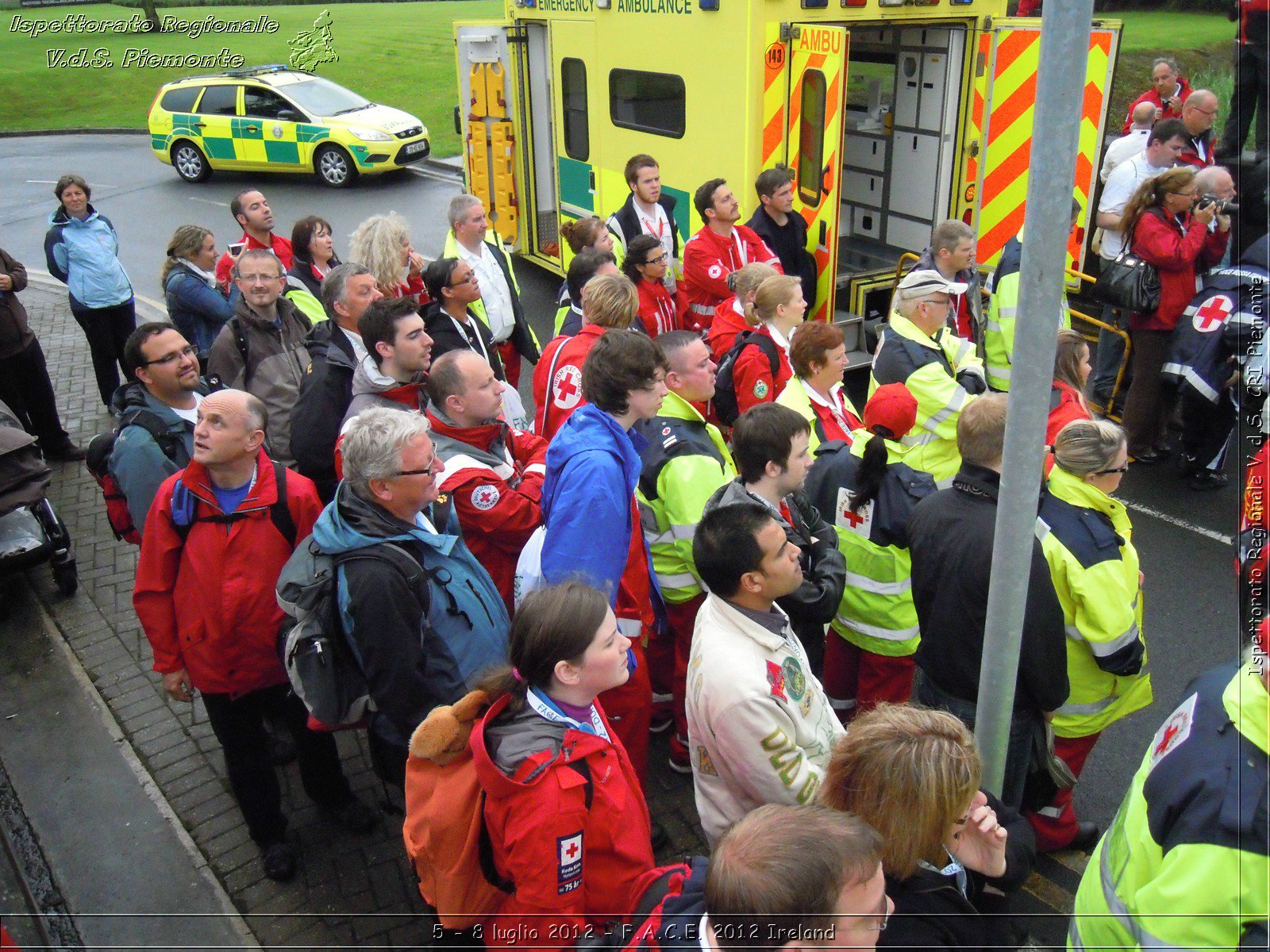 5 - 8 luglio - F.A.C.E. 2012 Ireland - Croce Rossa Italiana - Ispettorato Regionale Volontari del Soccorso del Piemonte