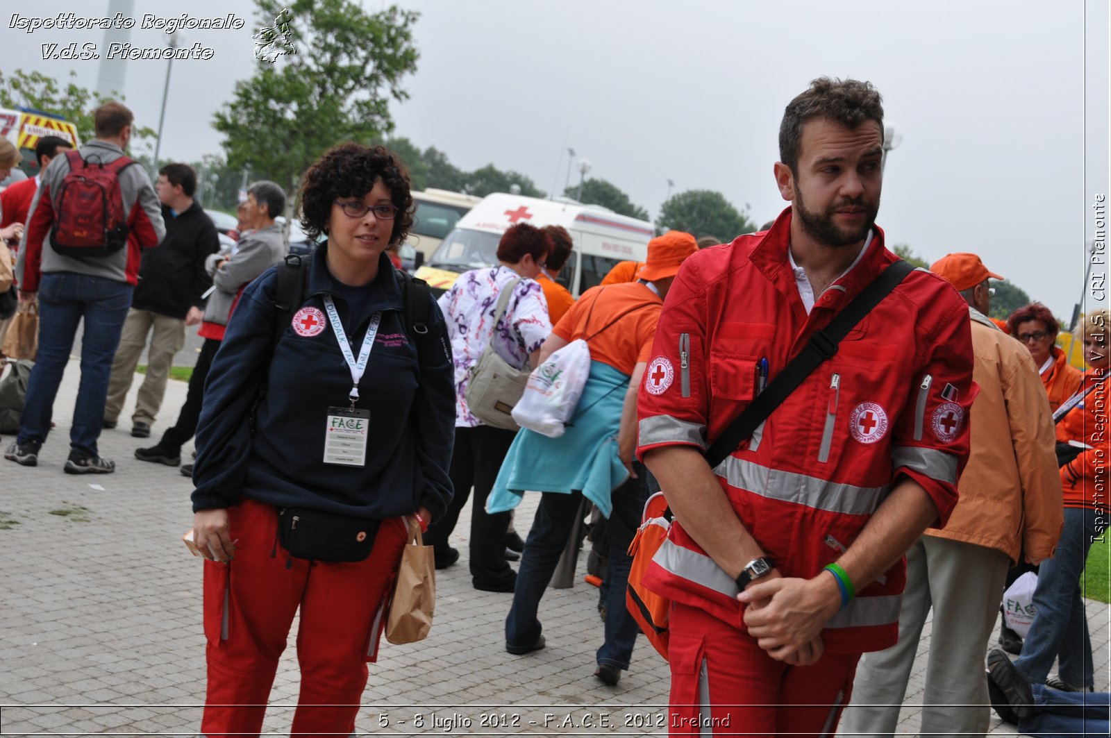 5 - 8 luglio - F.A.C.E. 2012 Ireland - Croce Rossa Italiana - Ispettorato Regionale Volontari del Soccorso del Piemonte