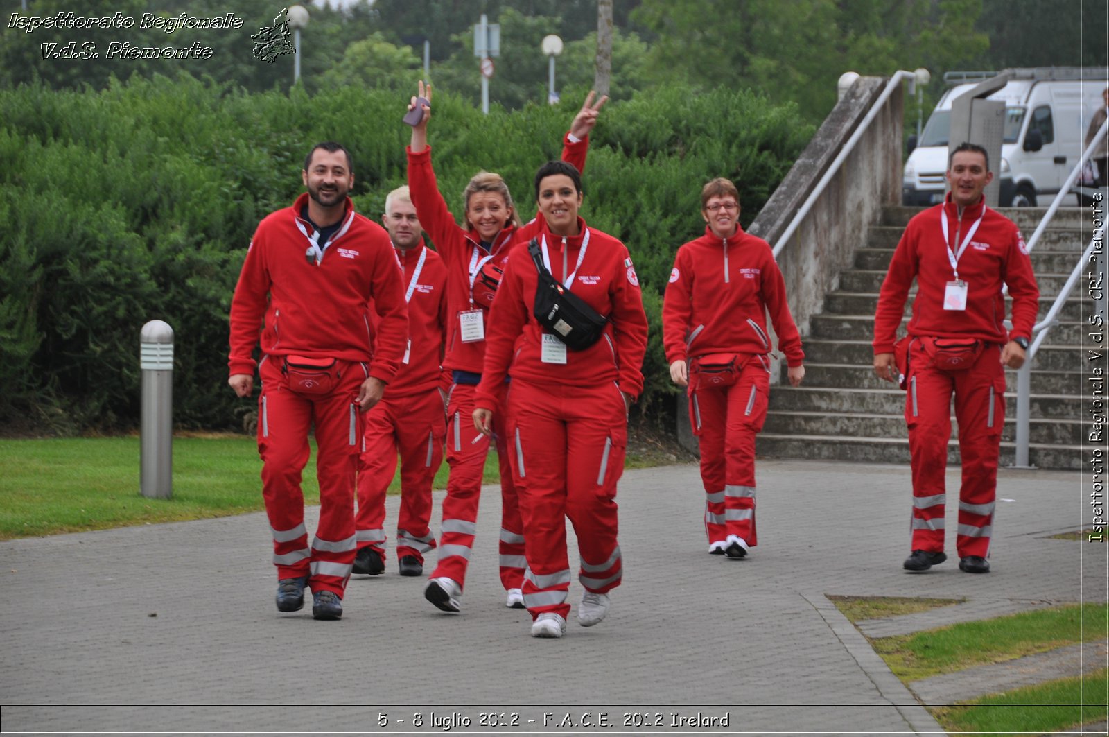 5 - 8 luglio - F.A.C.E. 2012 Ireland - Croce Rossa Italiana - Ispettorato Regionale Volontari del Soccorso del Piemonte