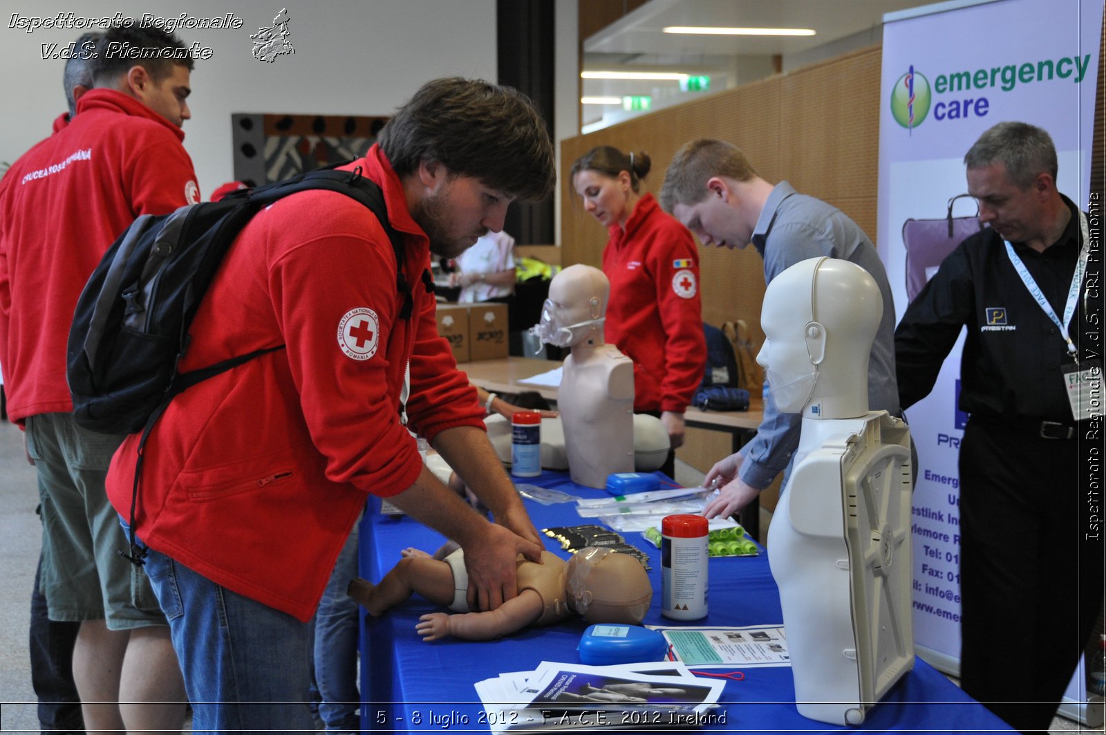 5 - 8 luglio - F.A.C.E. 2012 Ireland - Croce Rossa Italiana - Ispettorato Regionale Volontari del Soccorso del Piemonte