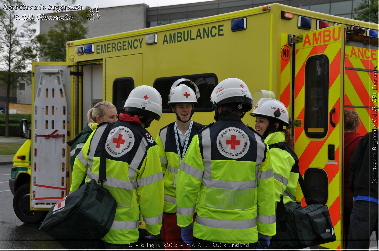 5 - 8 luglio - F.A.C.E. 2012 Ireland - Croce Rossa Italiana - Ispettorato Regionale Volontari del Soccorso del Piemonte