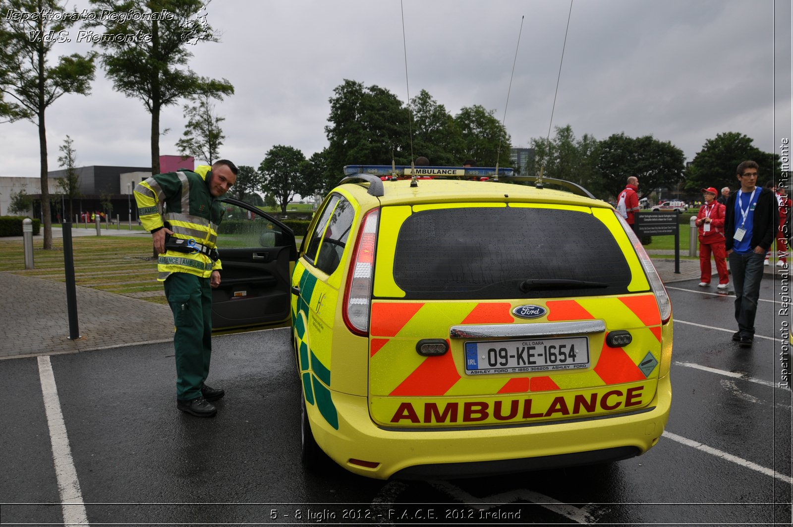 5 - 8 luglio - F.A.C.E. 2012 Ireland - Croce Rossa Italiana - Ispettorato Regionale Volontari del Soccorso del Piemonte