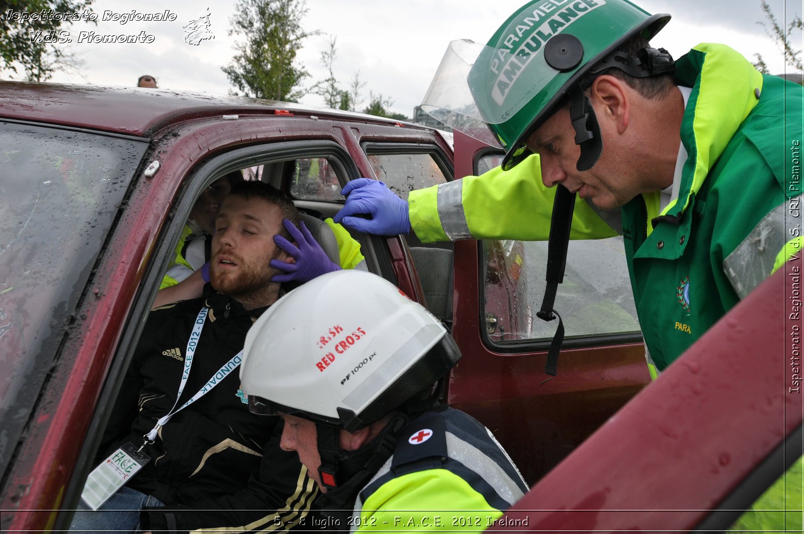 5 - 8 luglio - F.A.C.E. 2012 Ireland - Croce Rossa Italiana - Ispettorato Regionale Volontari del Soccorso del Piemonte