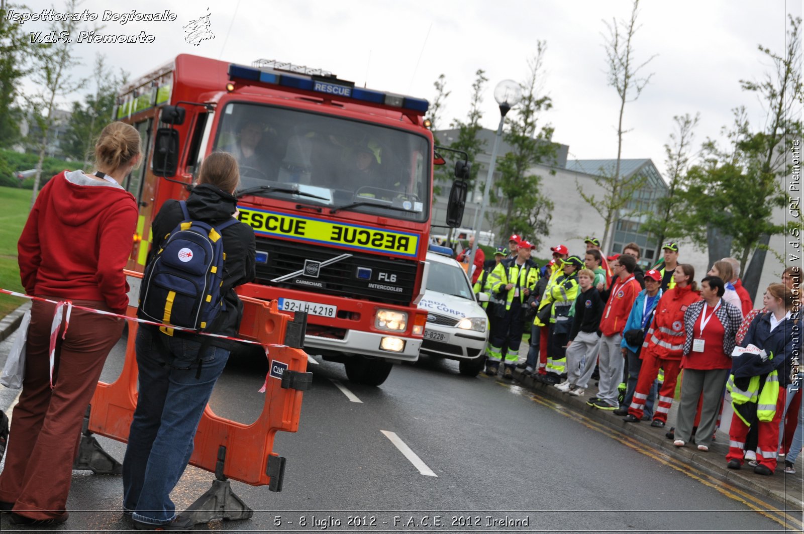 5 - 8 luglio - F.A.C.E. 2012 Ireland - Croce Rossa Italiana - Ispettorato Regionale Volontari del Soccorso del Piemonte