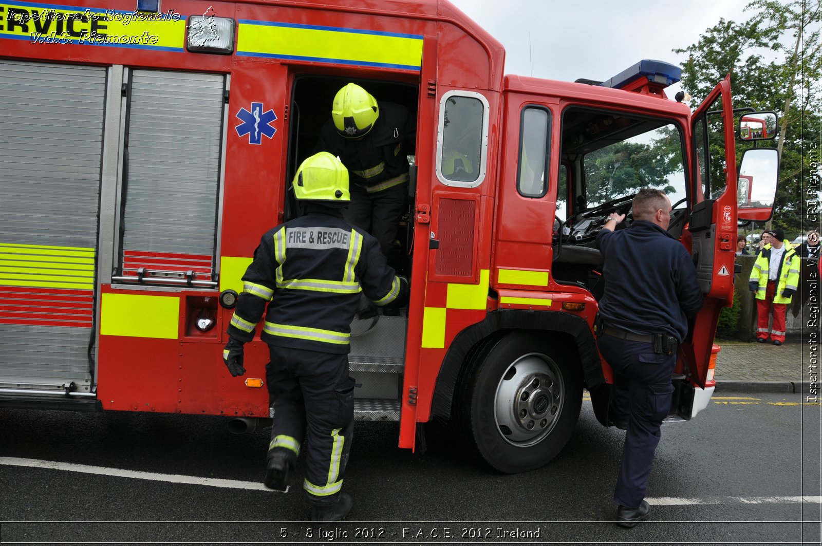 5 - 8 luglio - F.A.C.E. 2012 Ireland - Croce Rossa Italiana - Ispettorato Regionale Volontari del Soccorso del Piemonte