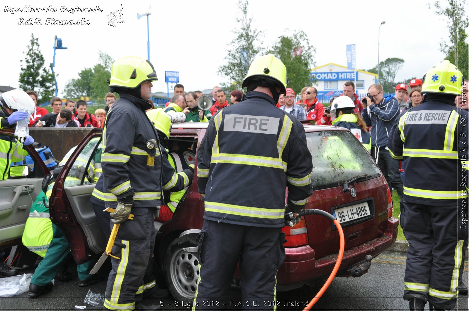 5 - 8 luglio - F.A.C.E. 2012 Ireland - Croce Rossa Italiana - Ispettorato Regionale Volontari del Soccorso del Piemonte