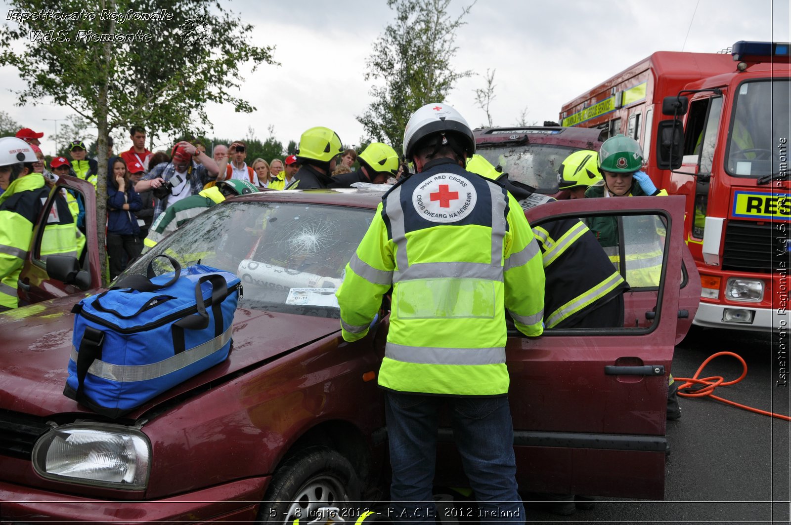 5 - 8 luglio - F.A.C.E. 2012 Ireland - Croce Rossa Italiana - Ispettorato Regionale Volontari del Soccorso del Piemonte