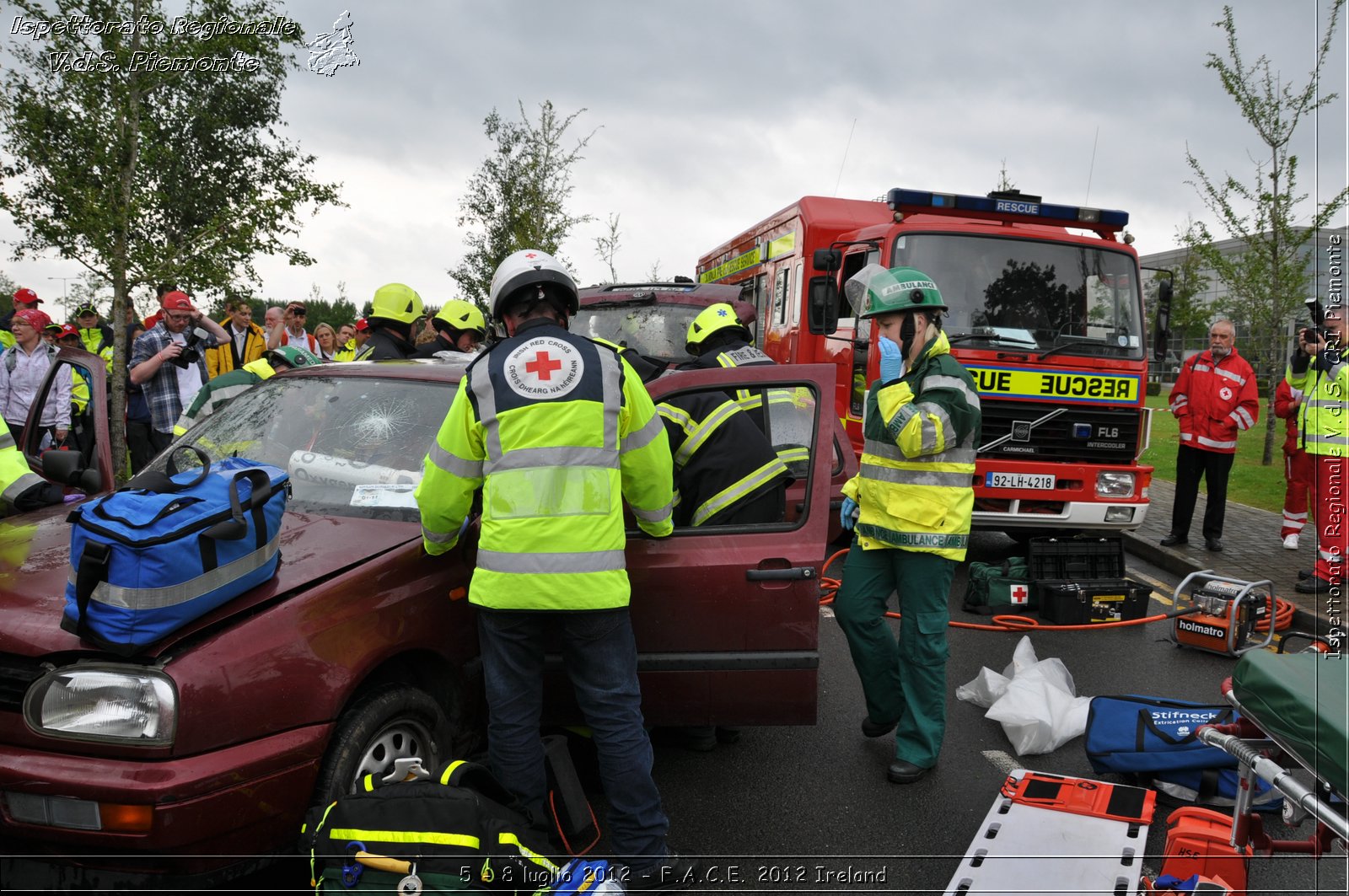 5 - 8 luglio - F.A.C.E. 2012 Ireland - Croce Rossa Italiana - Ispettorato Regionale Volontari del Soccorso del Piemonte