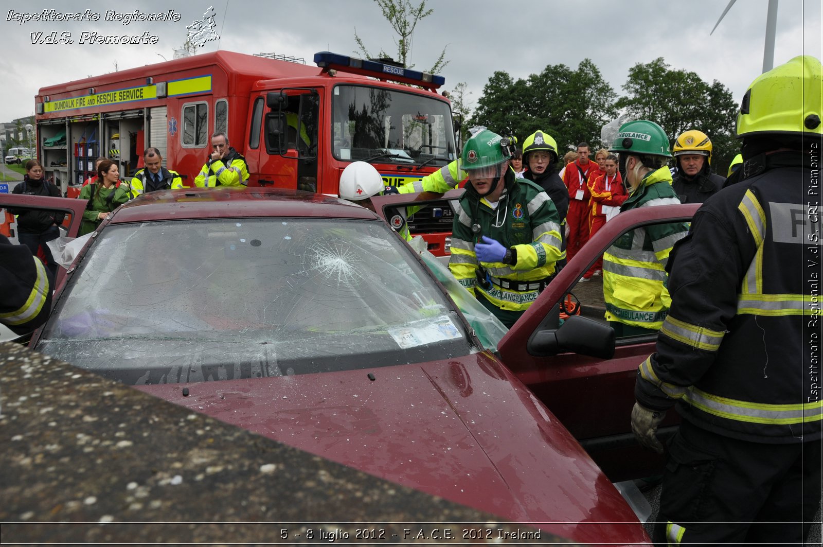 5 - 8 luglio - F.A.C.E. 2012 Ireland - Croce Rossa Italiana - Ispettorato Regionale Volontari del Soccorso del Piemonte