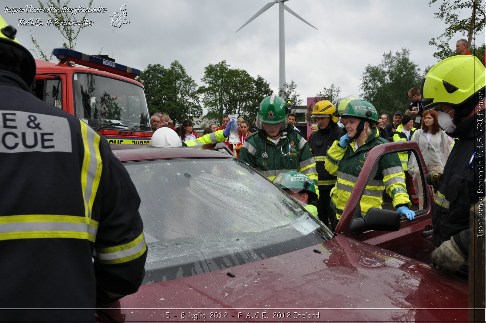 5 - 8 luglio - F.A.C.E. 2012 Ireland - Croce Rossa Italiana - Ispettorato Regionale Volontari del Soccorso del Piemonte