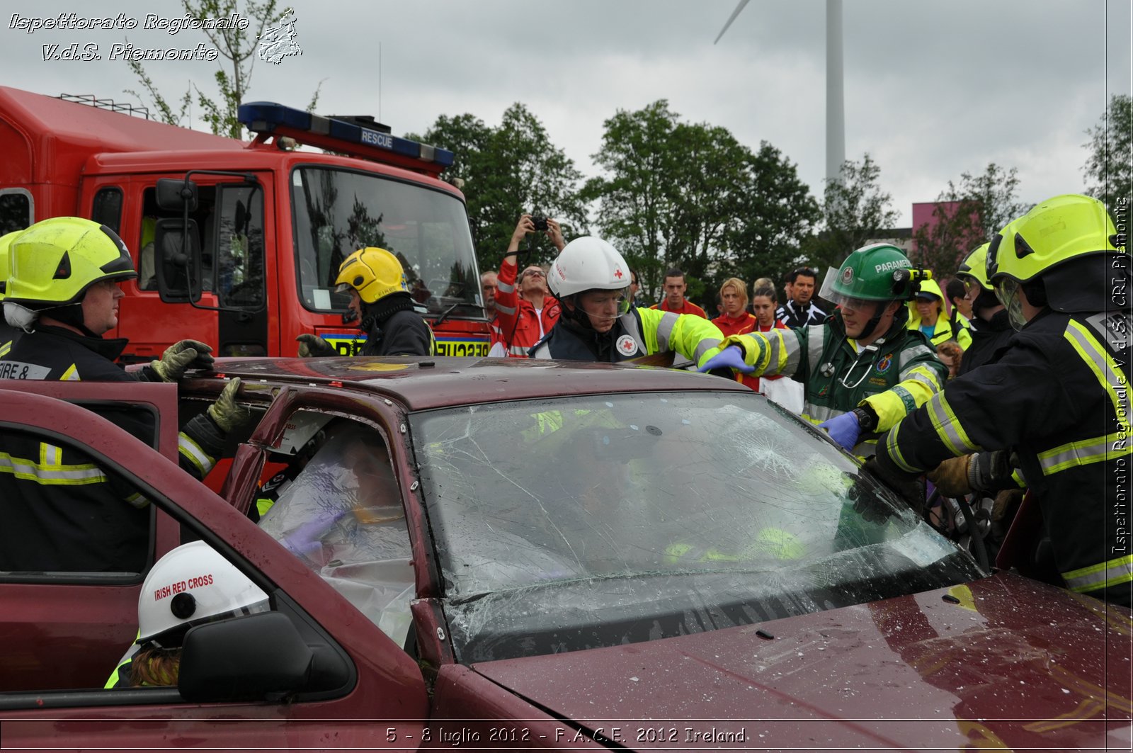 5 - 8 luglio - F.A.C.E. 2012 Ireland - Croce Rossa Italiana - Ispettorato Regionale Volontari del Soccorso del Piemonte