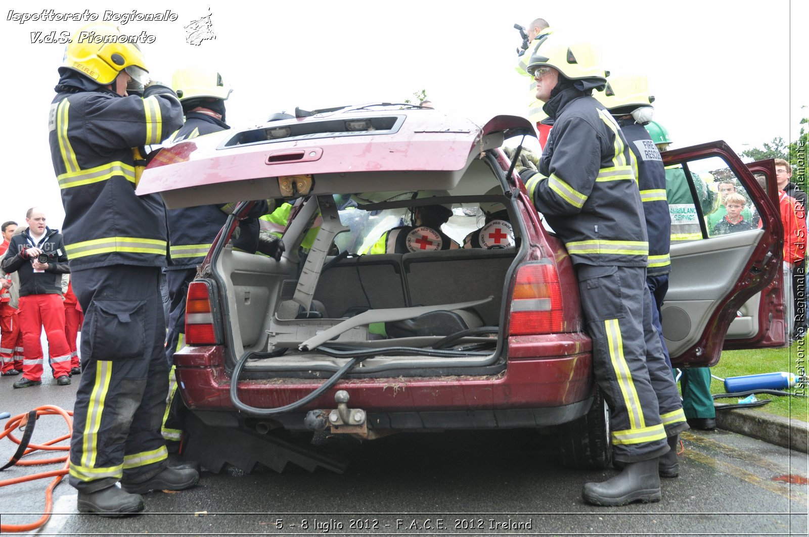 5 - 8 luglio - F.A.C.E. 2012 Ireland - Croce Rossa Italiana - Ispettorato Regionale Volontari del Soccorso del Piemonte