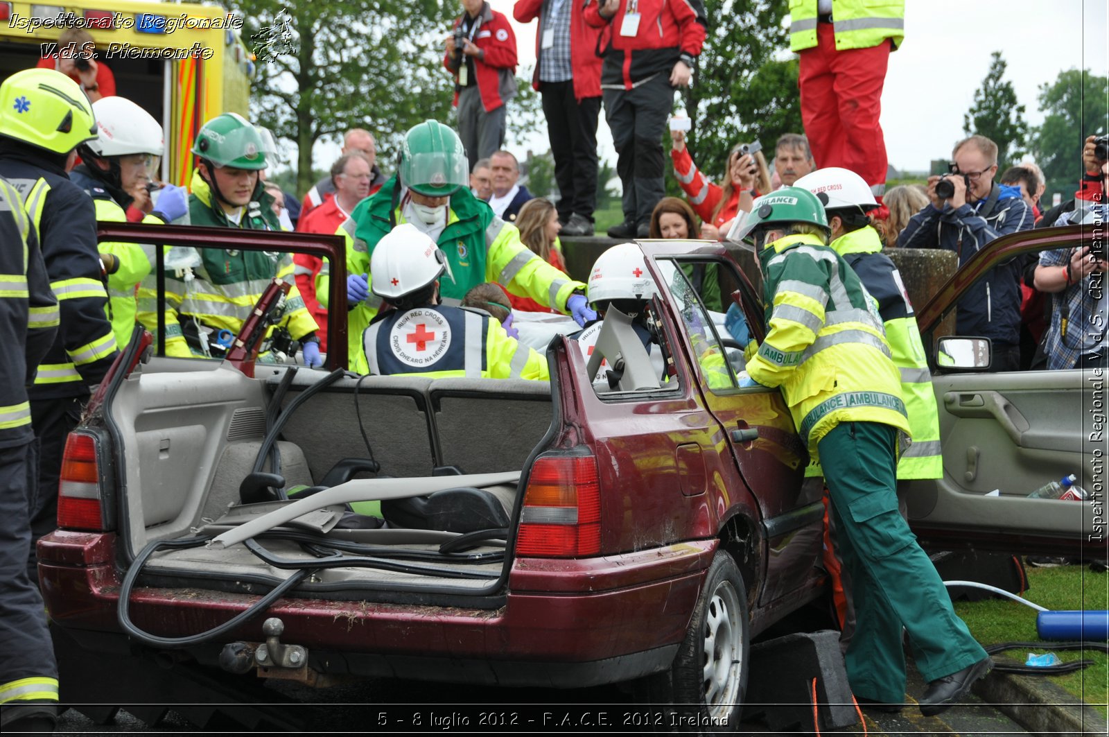 5 - 8 luglio - F.A.C.E. 2012 Ireland - Croce Rossa Italiana - Ispettorato Regionale Volontari del Soccorso del Piemonte