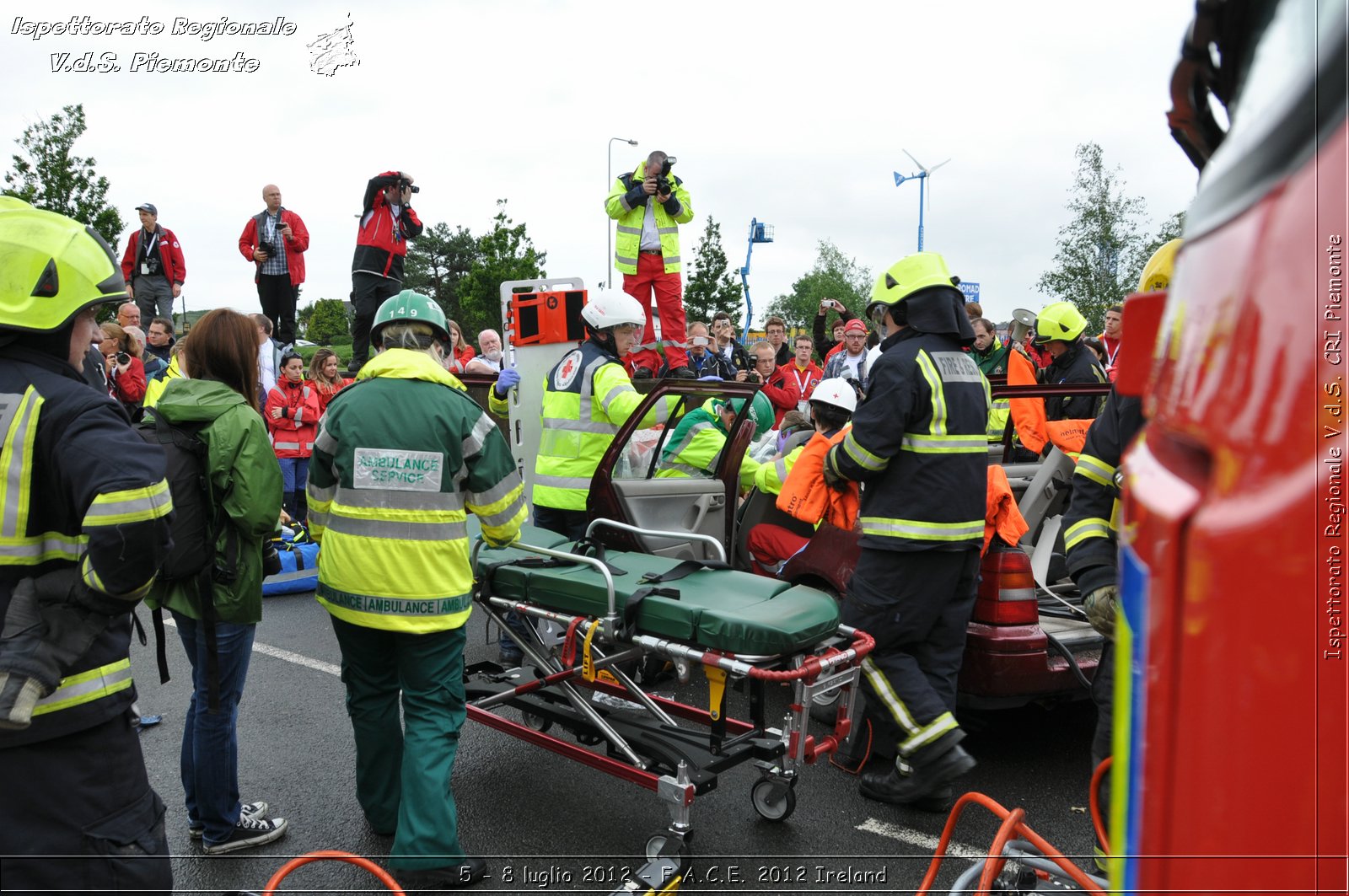 5 - 8 luglio - F.A.C.E. 2012 Ireland - Croce Rossa Italiana - Ispettorato Regionale Volontari del Soccorso del Piemonte