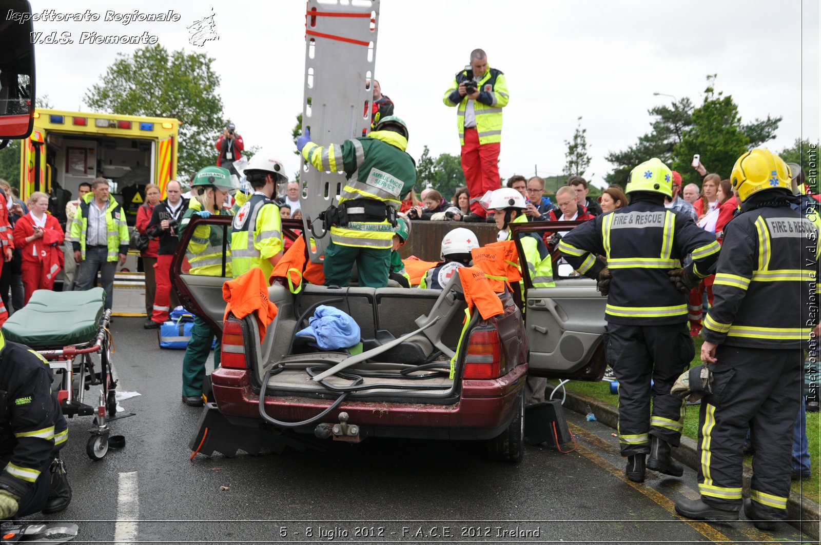 5 - 8 luglio - F.A.C.E. 2012 Ireland - Croce Rossa Italiana - Ispettorato Regionale Volontari del Soccorso del Piemonte