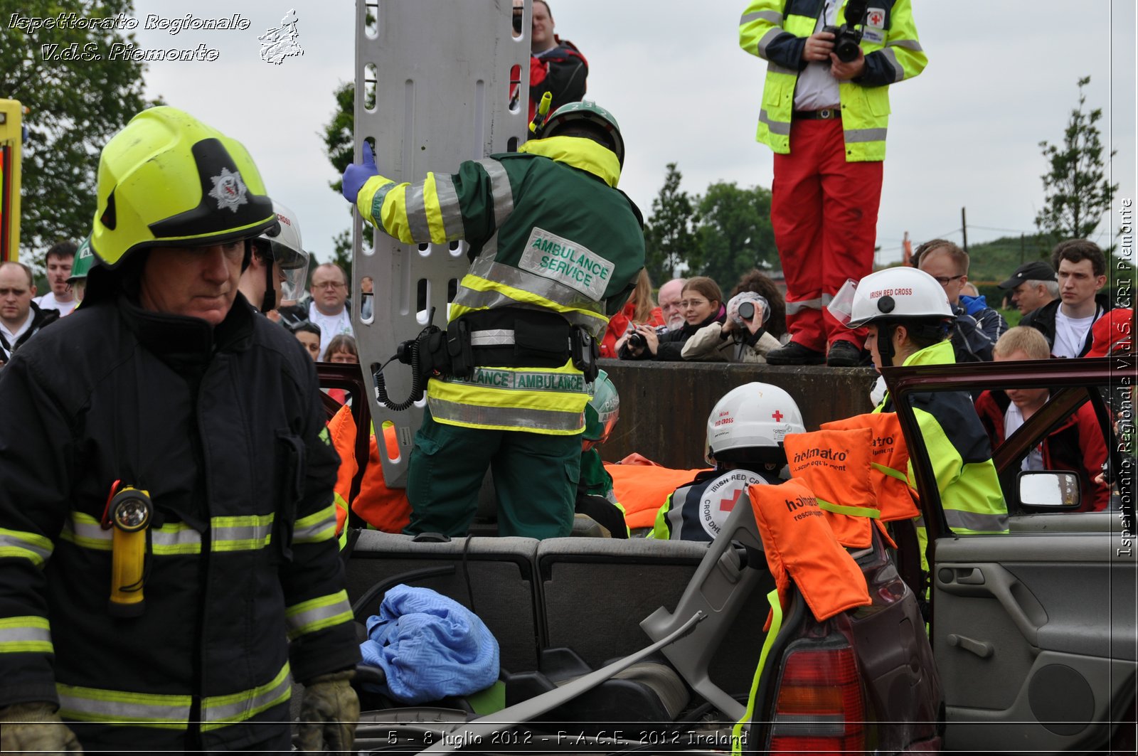 5 - 8 luglio - F.A.C.E. 2012 Ireland - Croce Rossa Italiana - Ispettorato Regionale Volontari del Soccorso del Piemonte