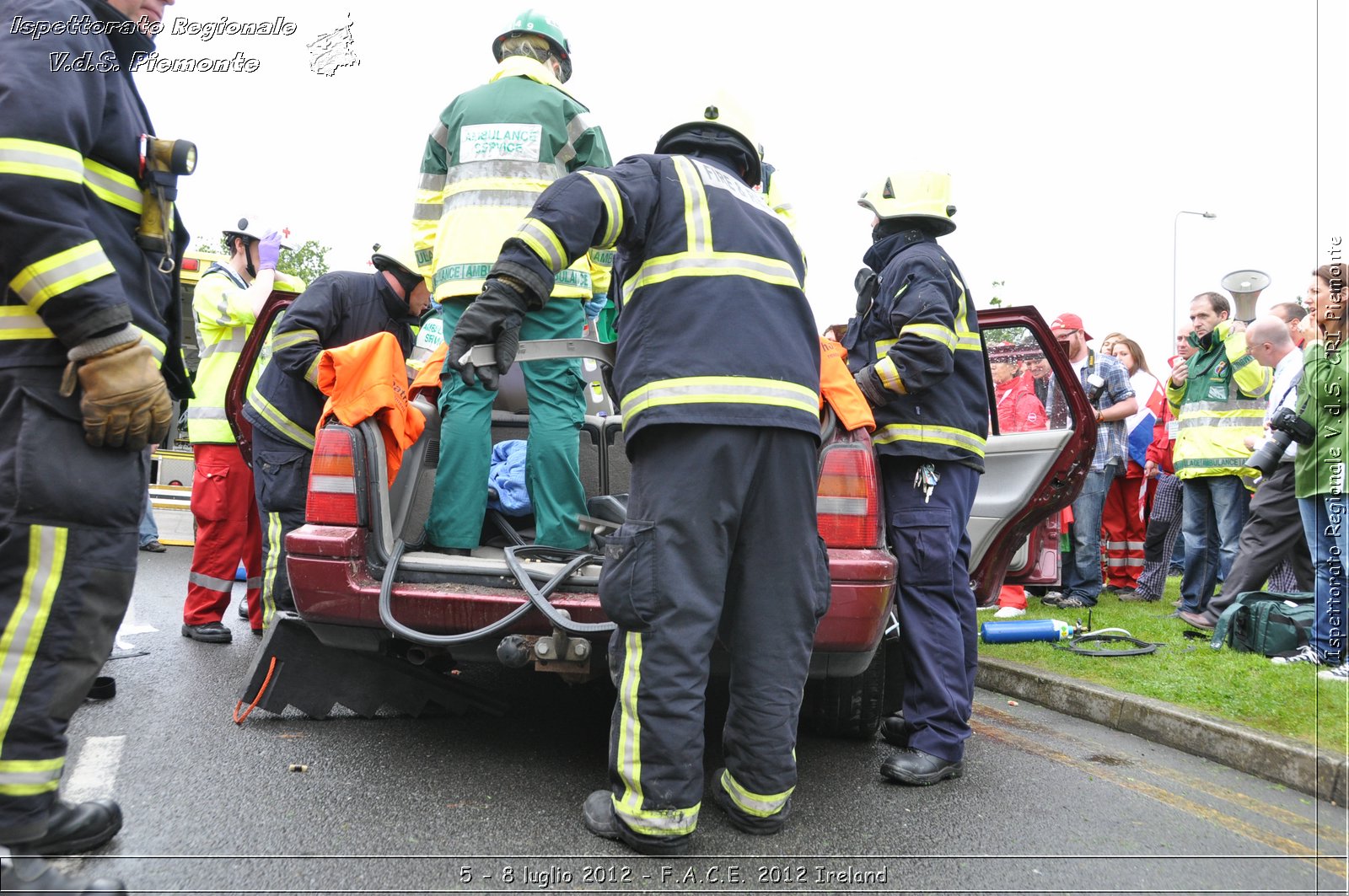 5 - 8 luglio - F.A.C.E. 2012 Ireland - Croce Rossa Italiana - Ispettorato Regionale Volontari del Soccorso del Piemonte