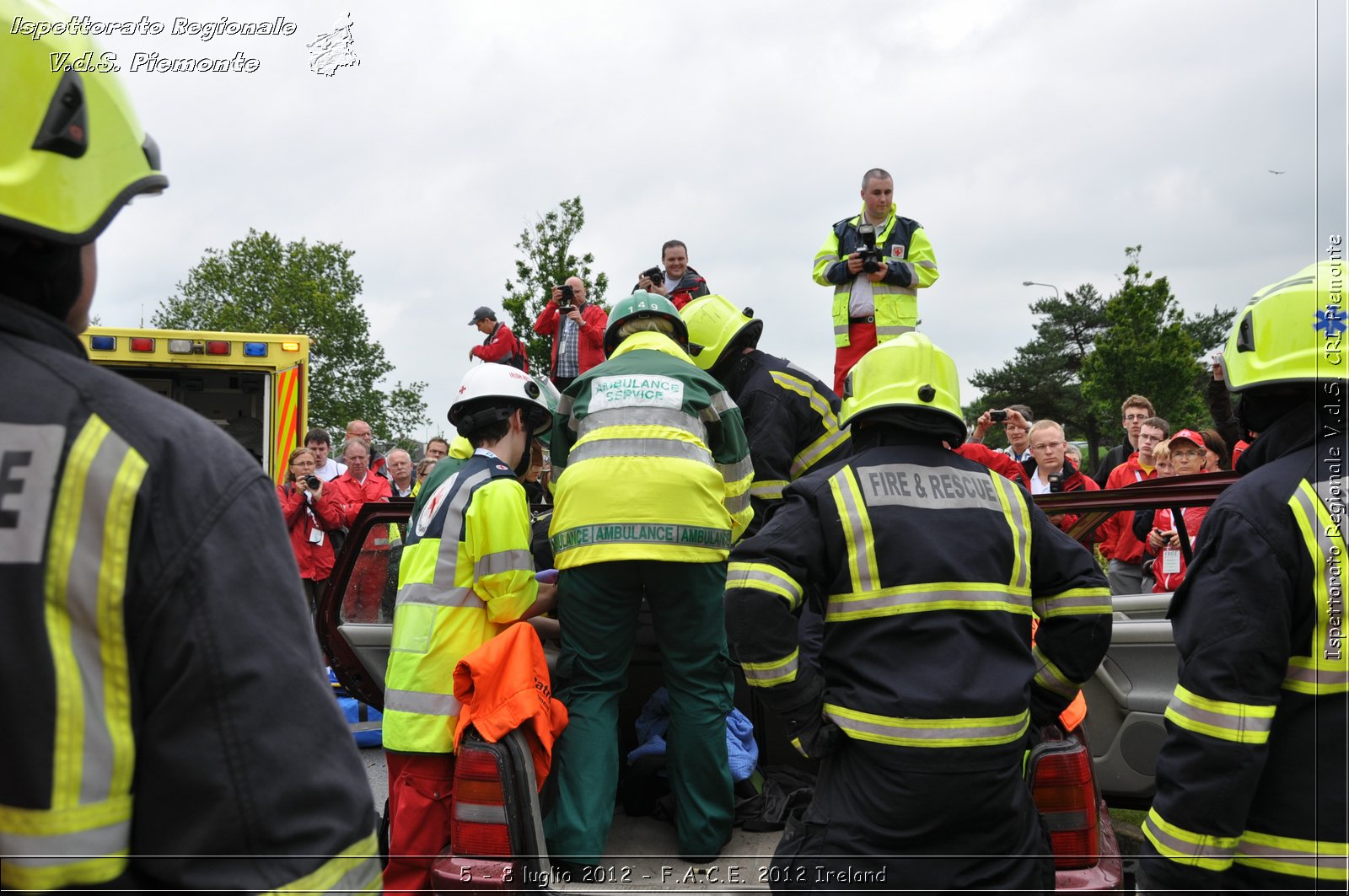 5 - 8 luglio - F.A.C.E. 2012 Ireland - Croce Rossa Italiana - Ispettorato Regionale Volontari del Soccorso del Piemonte