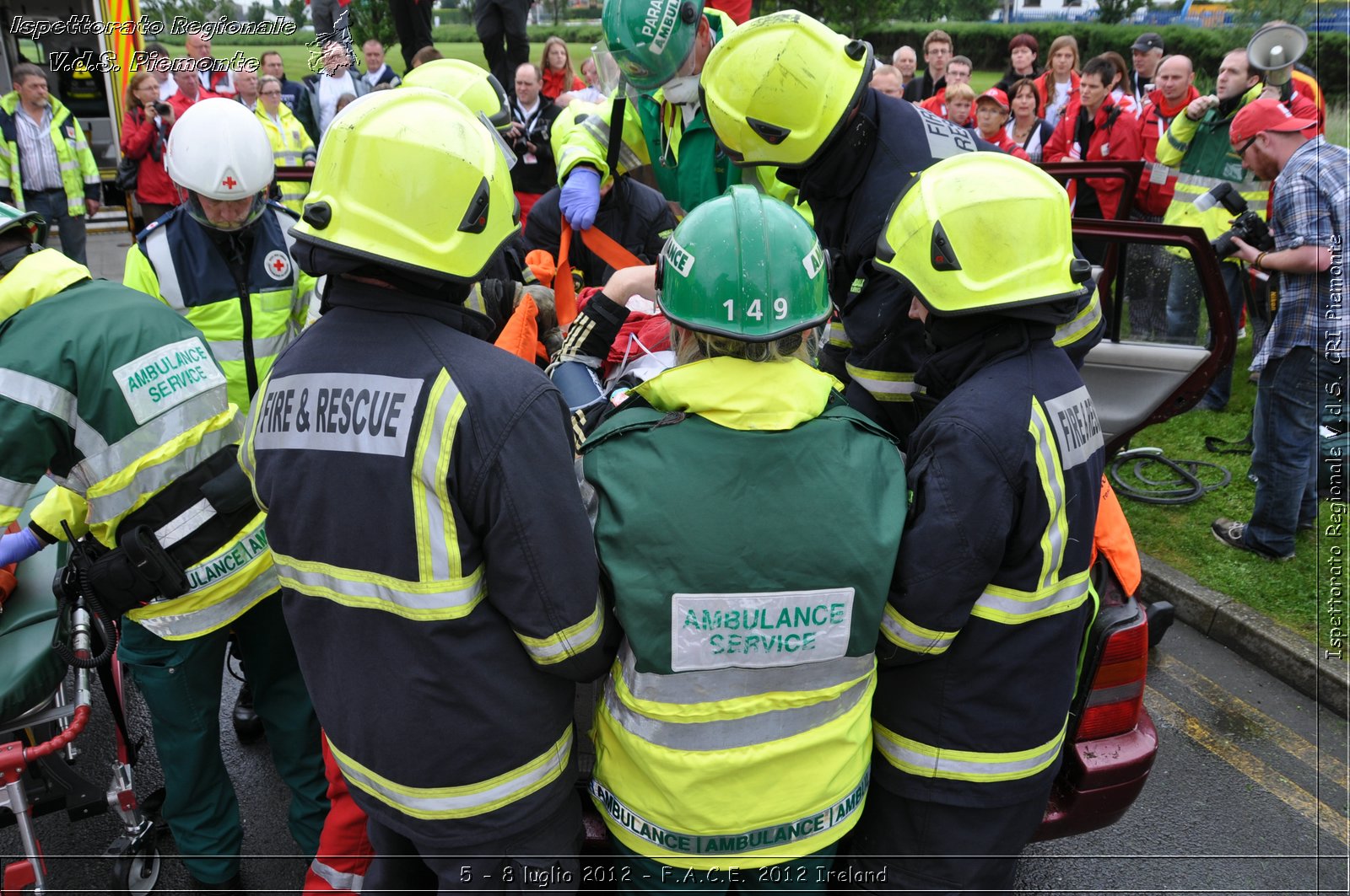 5 - 8 luglio - F.A.C.E. 2012 Ireland - Croce Rossa Italiana - Ispettorato Regionale Volontari del Soccorso del Piemonte