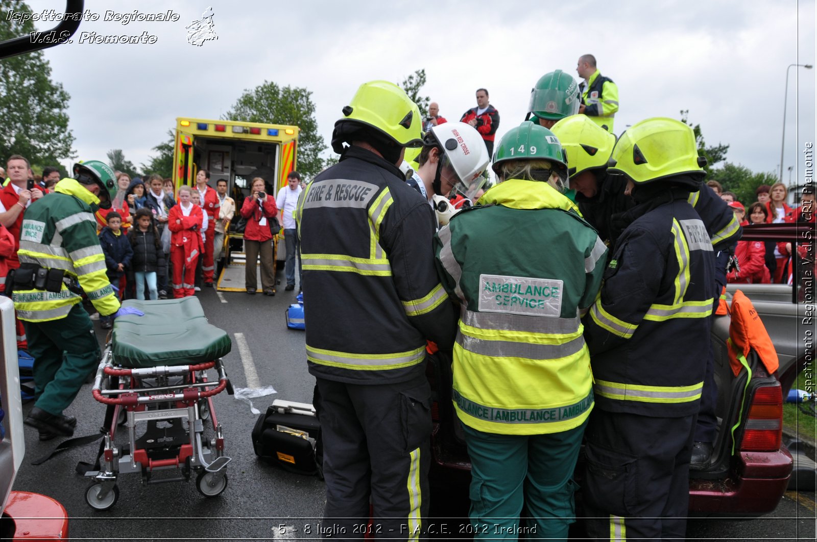 5 - 8 luglio - F.A.C.E. 2012 Ireland - Croce Rossa Italiana - Ispettorato Regionale Volontari del Soccorso del Piemonte