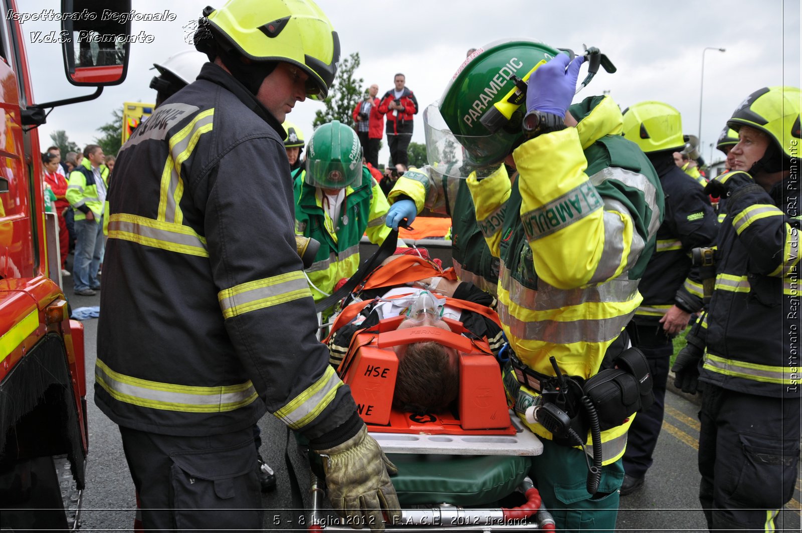 5 - 8 luglio - F.A.C.E. 2012 Ireland - Croce Rossa Italiana - Ispettorato Regionale Volontari del Soccorso del Piemonte