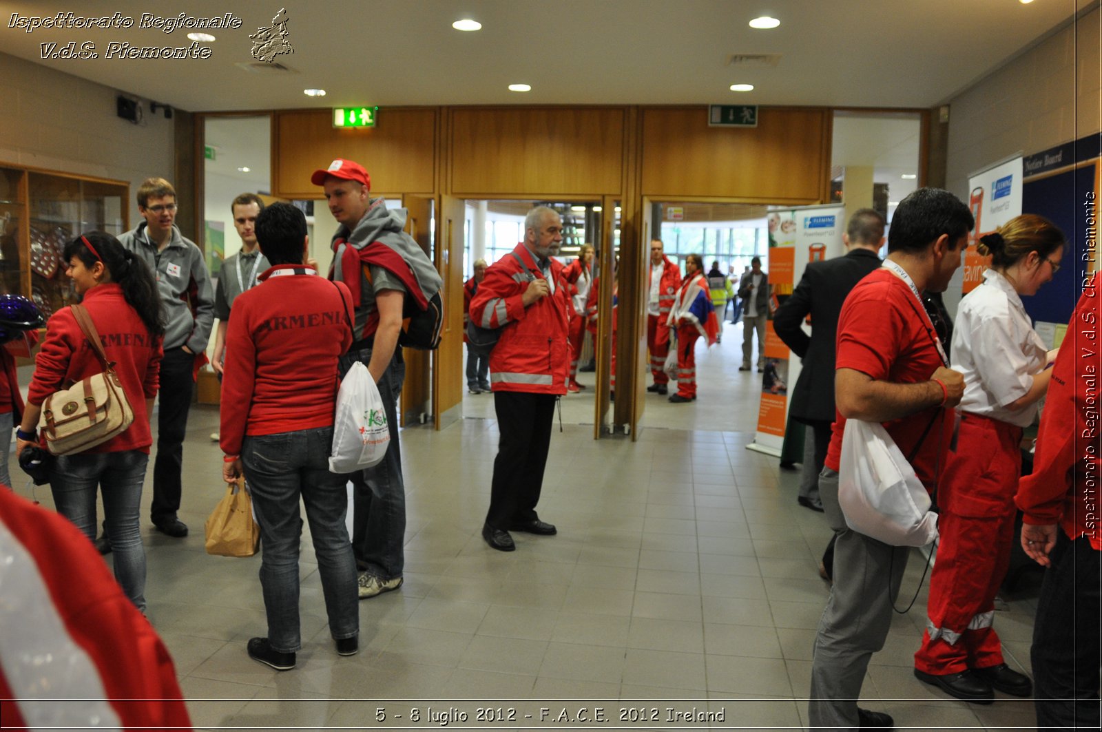 5 - 8 luglio - F.A.C.E. 2012 Ireland - Croce Rossa Italiana - Ispettorato Regionale Volontari del Soccorso del Piemonte