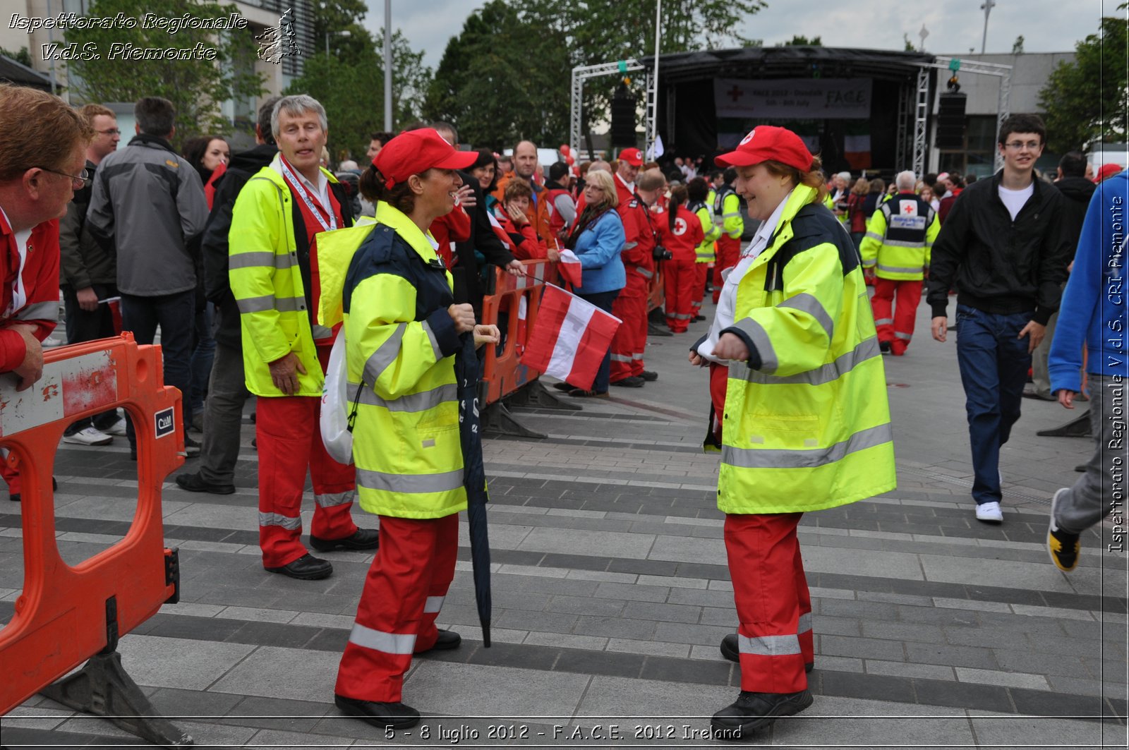 5 - 8 luglio - F.A.C.E. 2012 Ireland - Croce Rossa Italiana - Ispettorato Regionale Volontari del Soccorso del Piemonte