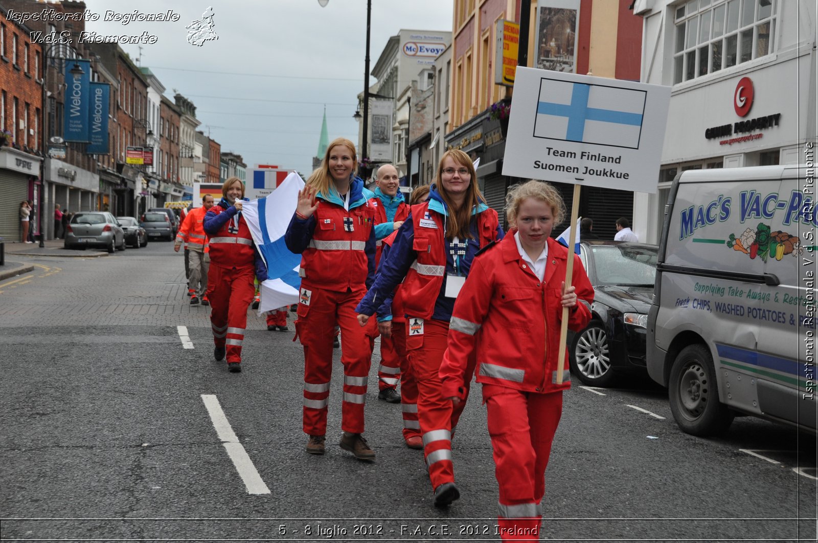 5 - 8 luglio - F.A.C.E. 2012 Ireland - Croce Rossa Italiana - Ispettorato Regionale Volontari del Soccorso del Piemonte