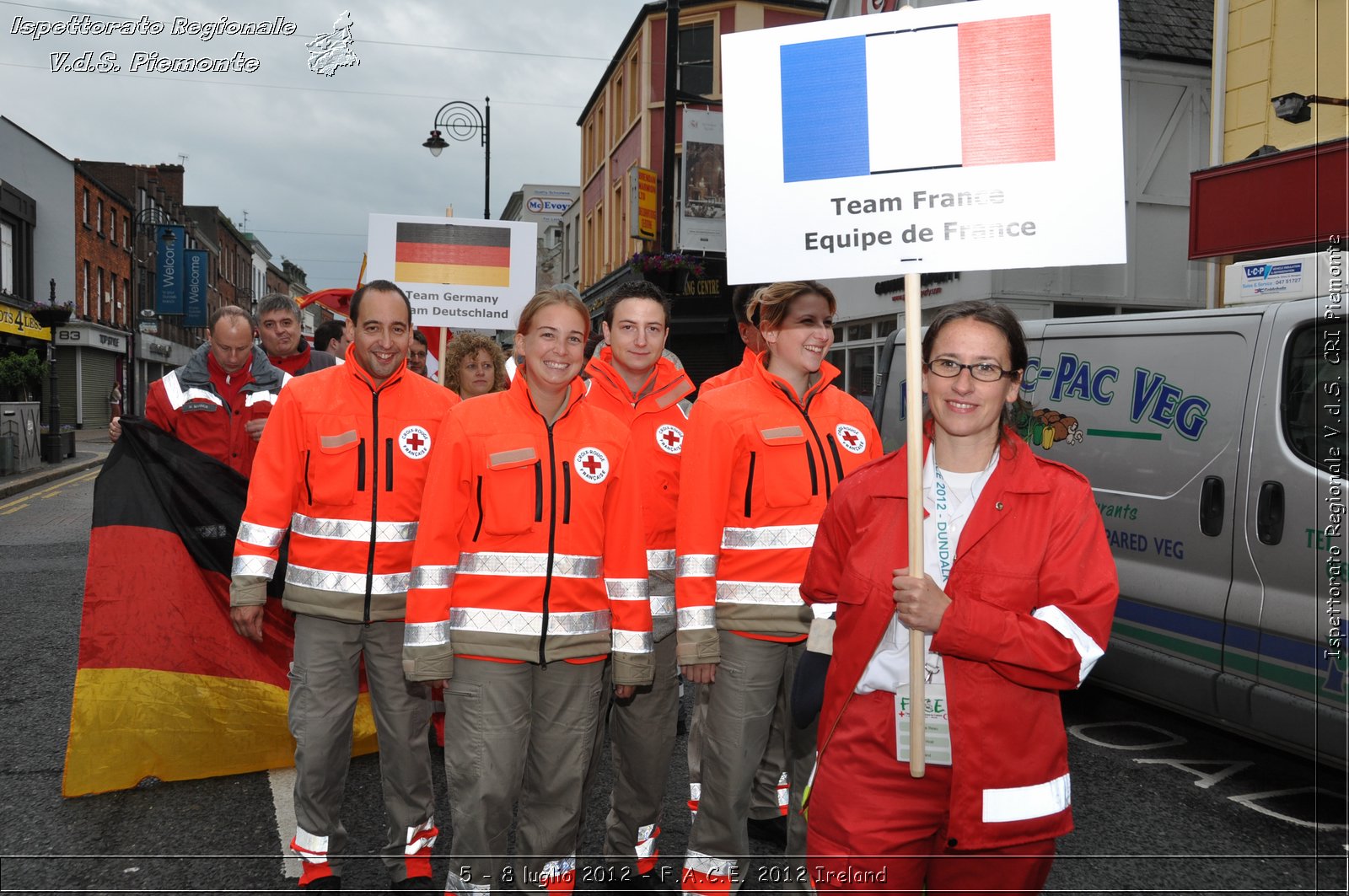 5 - 8 luglio - F.A.C.E. 2012 Ireland - Croce Rossa Italiana - Ispettorato Regionale Volontari del Soccorso del Piemonte