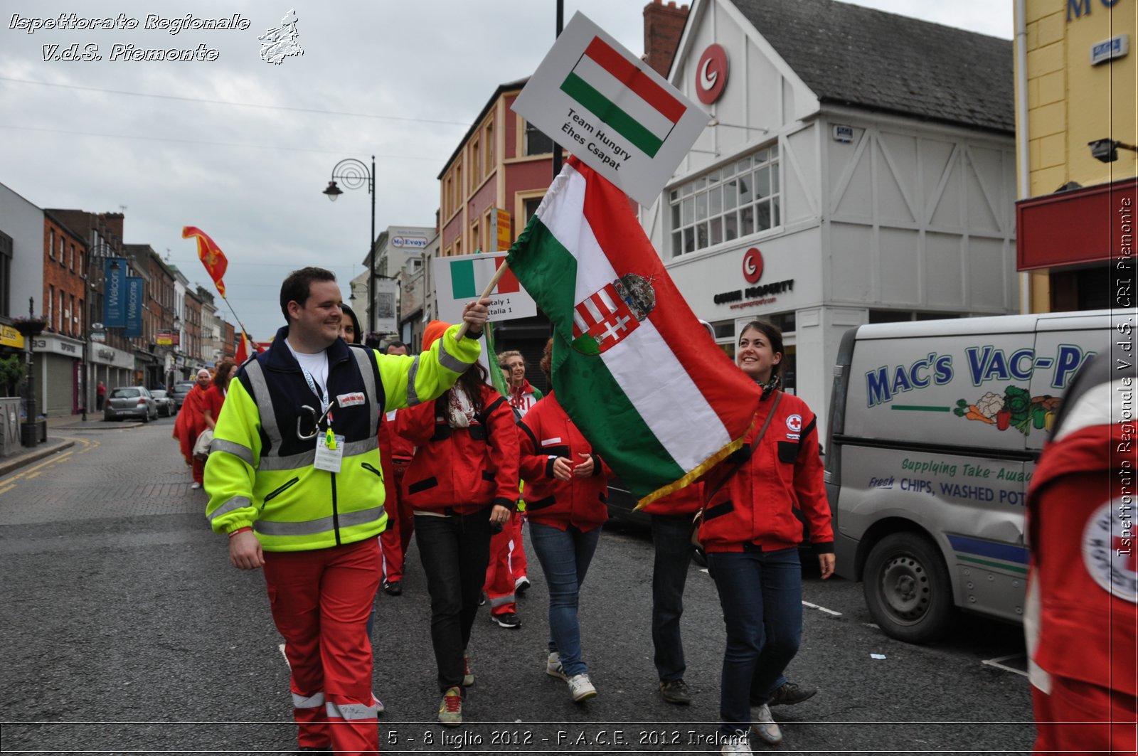 5 - 8 luglio - F.A.C.E. 2012 Ireland - Croce Rossa Italiana - Ispettorato Regionale Volontari del Soccorso del Piemonte