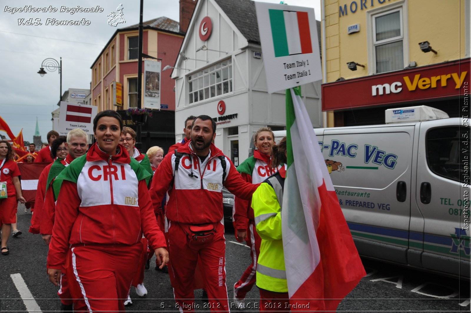 5 - 8 luglio - F.A.C.E. 2012 Ireland - Croce Rossa Italiana - Ispettorato Regionale Volontari del Soccorso del Piemonte