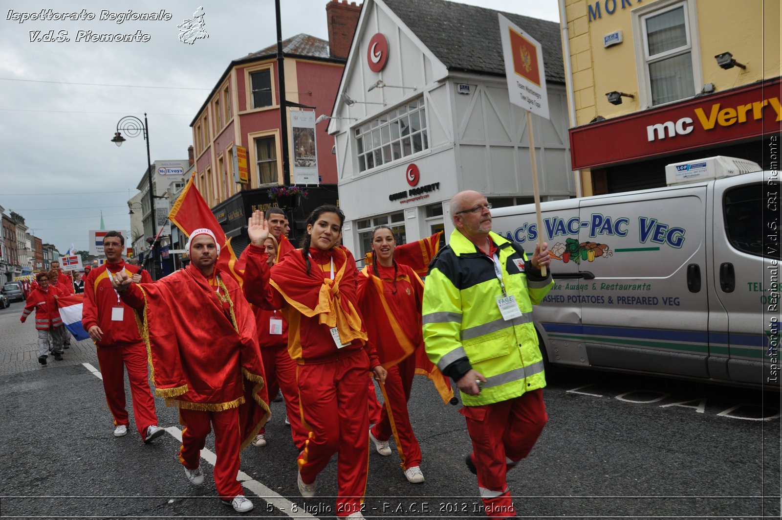 5 - 8 luglio - F.A.C.E. 2012 Ireland - Croce Rossa Italiana - Ispettorato Regionale Volontari del Soccorso del Piemonte