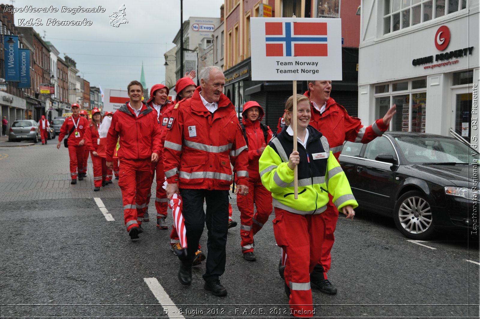 5 - 8 luglio - F.A.C.E. 2012 Ireland - Croce Rossa Italiana - Ispettorato Regionale Volontari del Soccorso del Piemonte