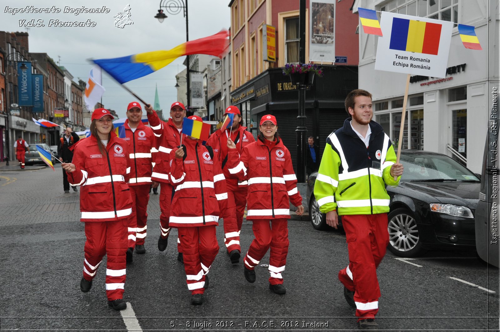 5 - 8 luglio - F.A.C.E. 2012 Ireland - Croce Rossa Italiana - Ispettorato Regionale Volontari del Soccorso del Piemonte