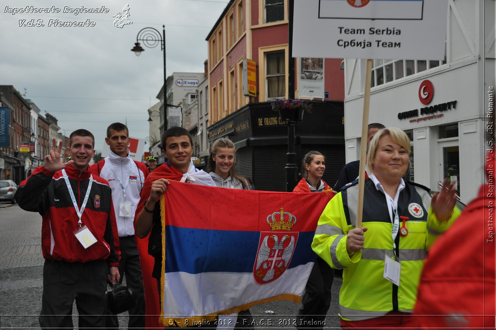 5 - 8 luglio - F.A.C.E. 2012 Ireland - Croce Rossa Italiana - Ispettorato Regionale Volontari del Soccorso del Piemonte