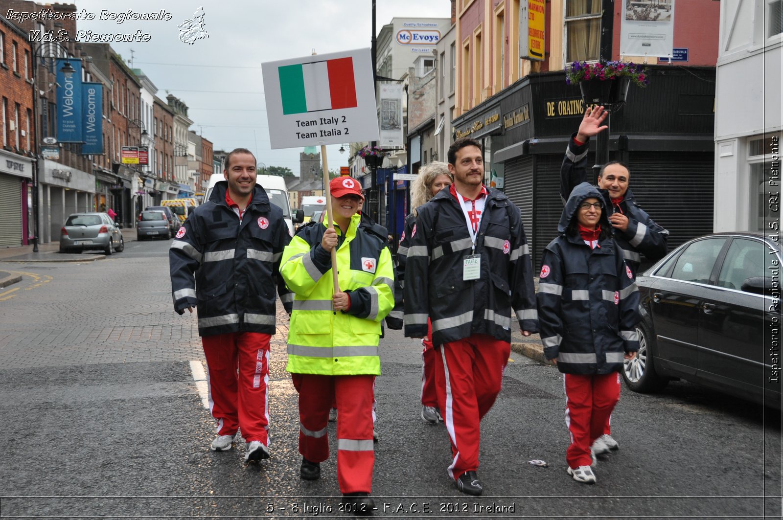 5 - 8 luglio - F.A.C.E. 2012 Ireland - Croce Rossa Italiana - Ispettorato Regionale Volontari del Soccorso del Piemonte