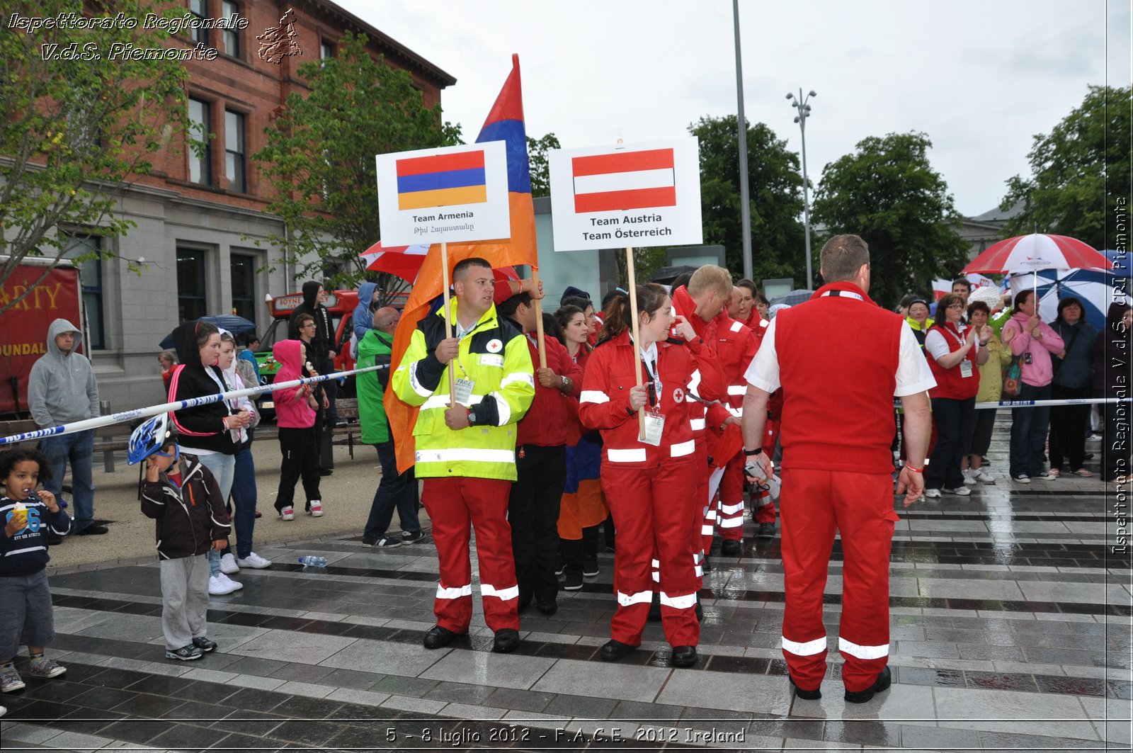 5 - 8 luglio - F.A.C.E. 2012 Ireland - Croce Rossa Italiana - Ispettorato Regionale Volontari del Soccorso del Piemonte