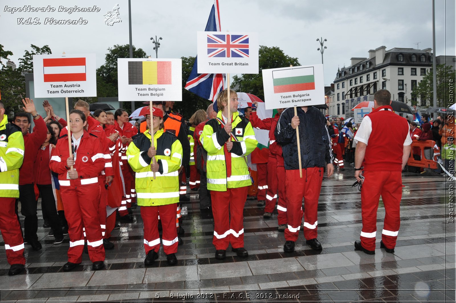 5 - 8 luglio - F.A.C.E. 2012 Ireland - Croce Rossa Italiana - Ispettorato Regionale Volontari del Soccorso del Piemonte