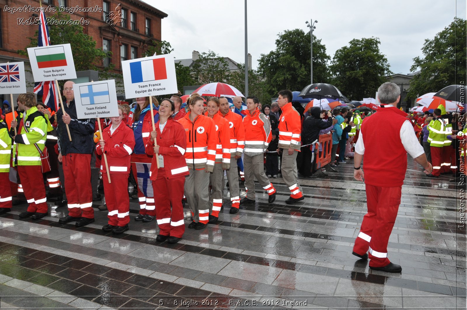 5 - 8 luglio - F.A.C.E. 2012 Ireland - Croce Rossa Italiana - Ispettorato Regionale Volontari del Soccorso del Piemonte