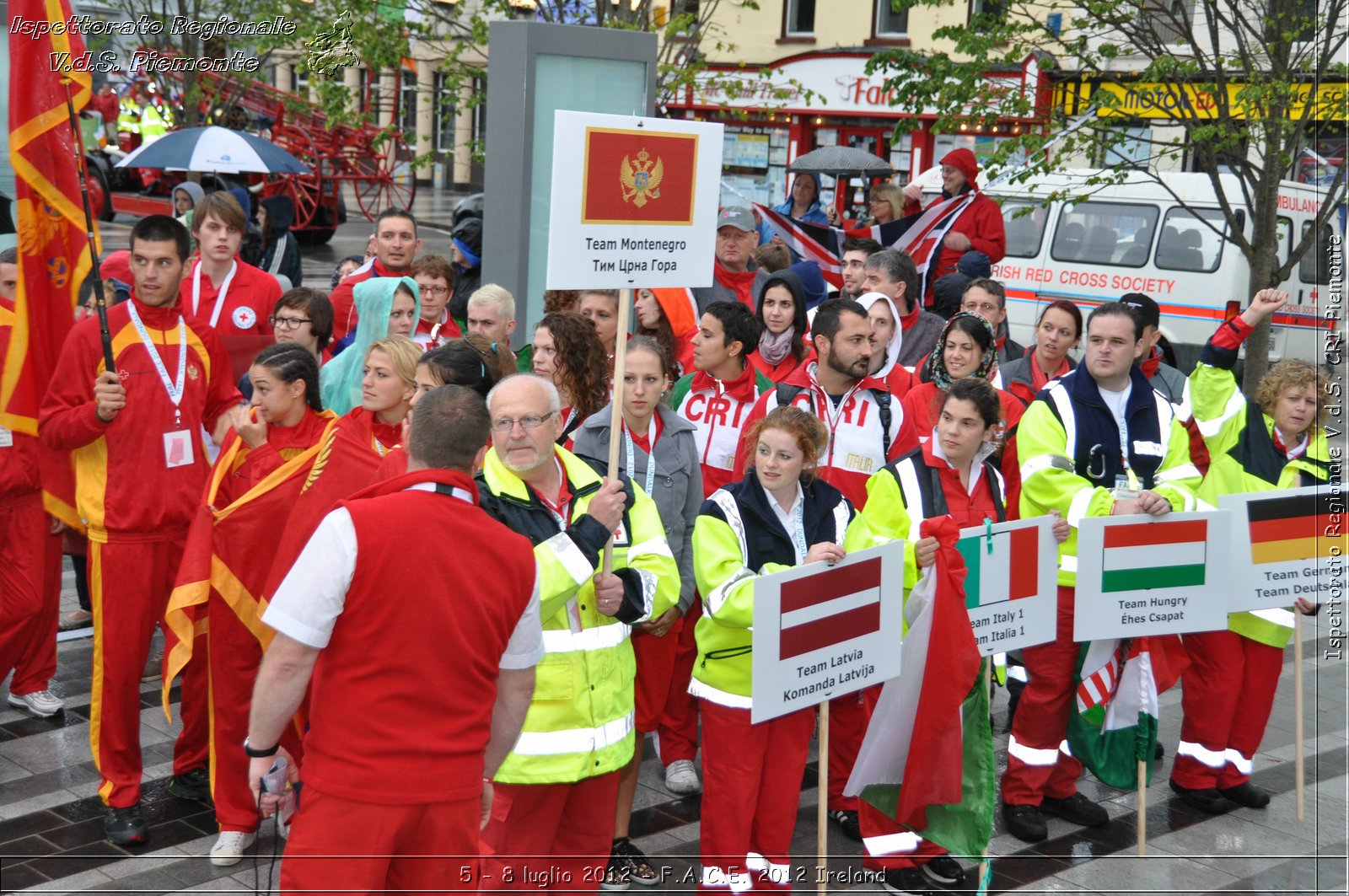 5 - 8 luglio - F.A.C.E. 2012 Ireland - Croce Rossa Italiana - Ispettorato Regionale Volontari del Soccorso del Piemonte