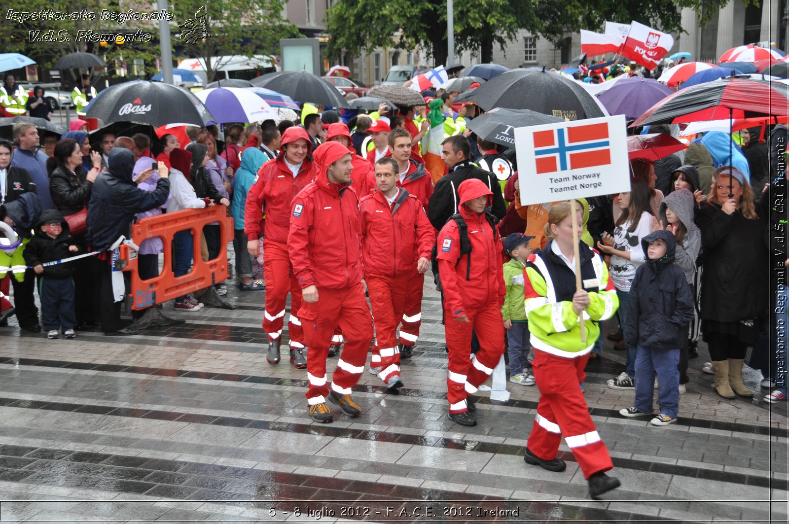 5 - 8 luglio - F.A.C.E. 2012 Ireland - Croce Rossa Italiana - Ispettorato Regionale Volontari del Soccorso del Piemonte