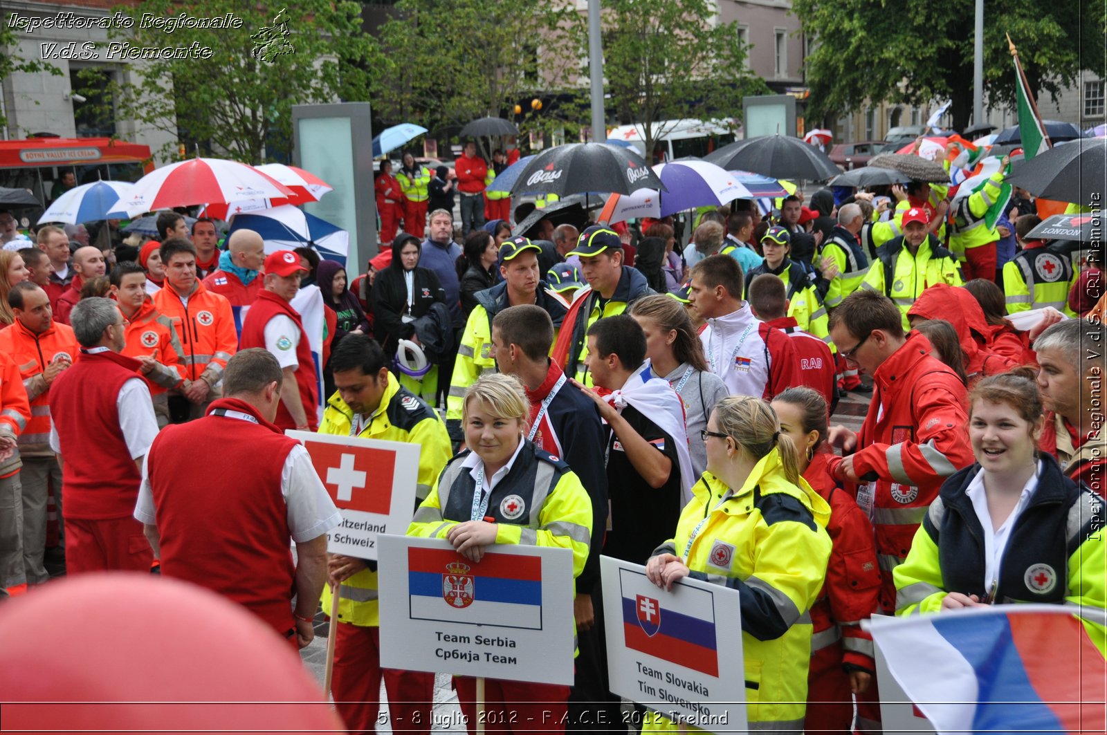 5 - 8 luglio - F.A.C.E. 2012 Ireland - Croce Rossa Italiana - Ispettorato Regionale Volontari del Soccorso del Piemonte