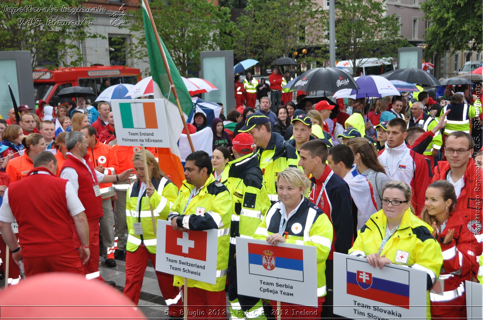 5 - 8 luglio - F.A.C.E. 2012 Ireland - Croce Rossa Italiana - Ispettorato Regionale Volontari del Soccorso del Piemonte