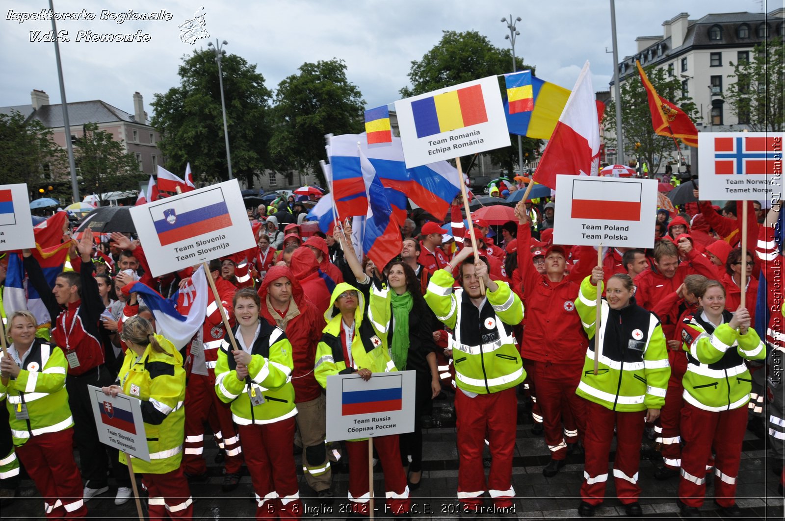 5 - 8 luglio - F.A.C.E. 2012 Ireland - Croce Rossa Italiana - Ispettorato Regionale Volontari del Soccorso del Piemonte